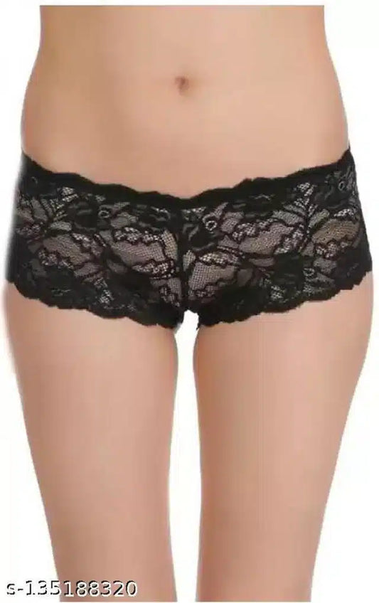 Net Briefs for Women (Black, XS)